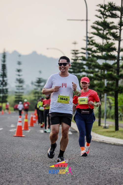 Race photo from CISANGKAN KBP CITY RUN 2025
