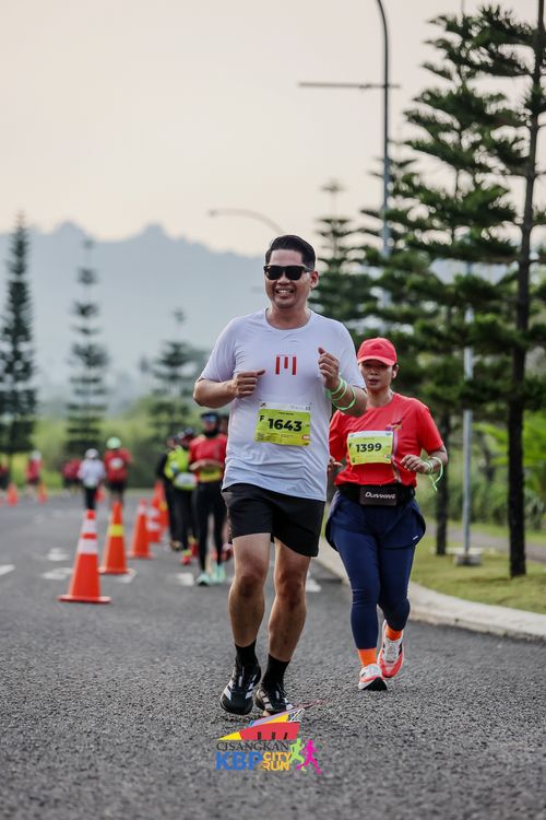 Race photo from CISANGKAN KBP CITY RUN 2025