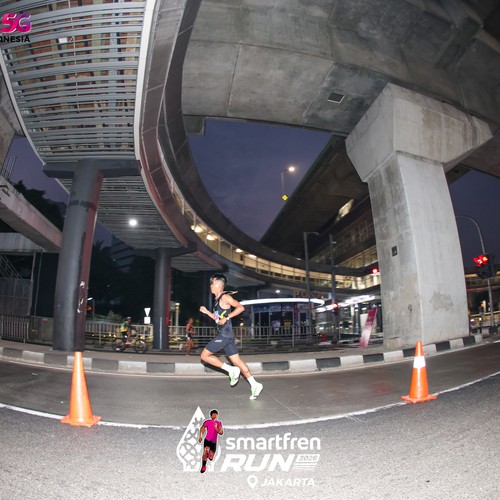 Race photo from SMARTFREN RUN 2026