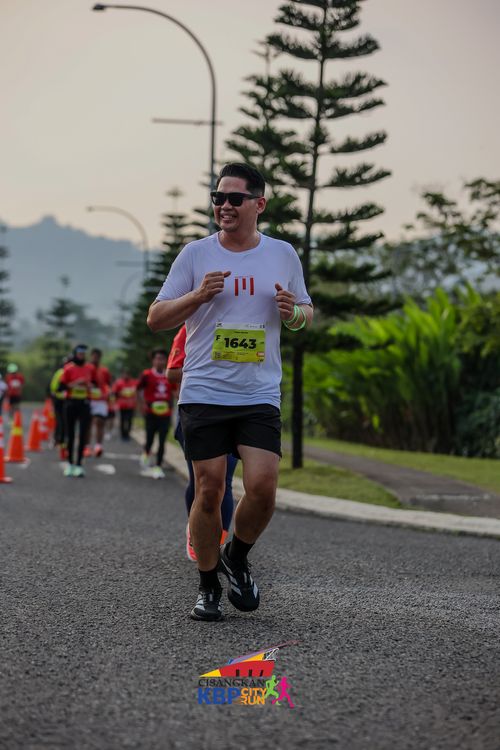 Race photo from CISANGKAN KBP CITY RUN 2025