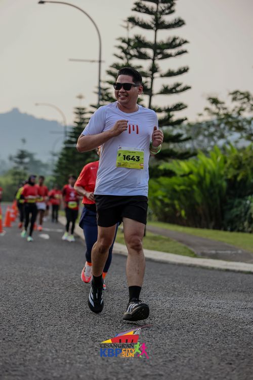Race photo from CISANGKAN KBP CITY RUN 2025