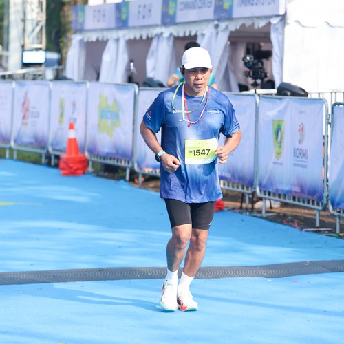 Race photo from BOGORUN 2026