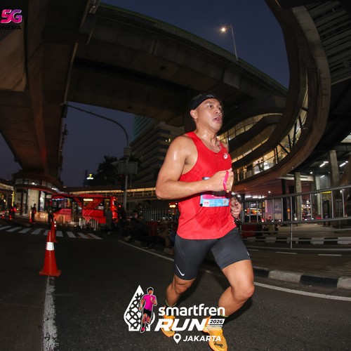 Race photo from SMARTFREN RUN 2026