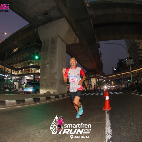 Race photo from SMARTFREN RUN 2026