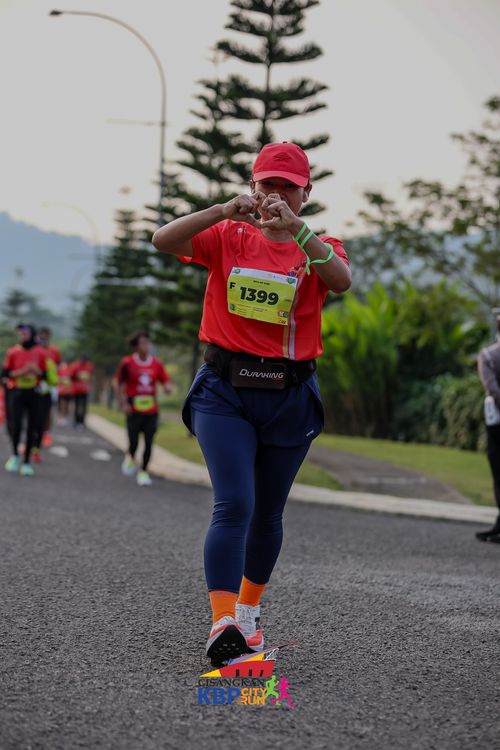 Race photo from CISANGKAN KBP CITY RUN 2025