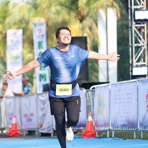 Race photo from BOGORUN 2026