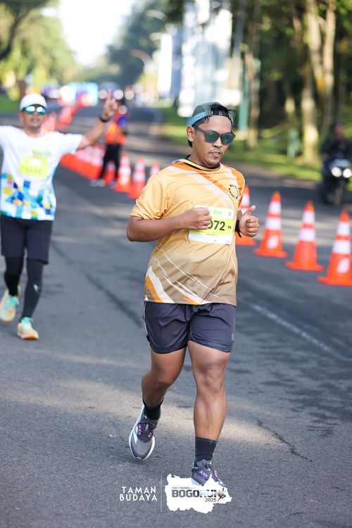 Race photo from Taman Budaya x BOGORUN 2025