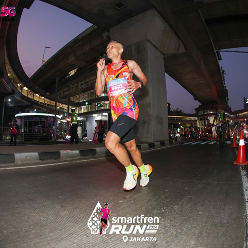 Race photo from SMARTFREN RUN 2026