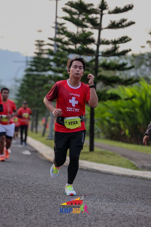Race photo from CISANGKAN KBP CITY RUN 2025