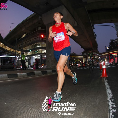 Race photo from SMARTFREN RUN 2026