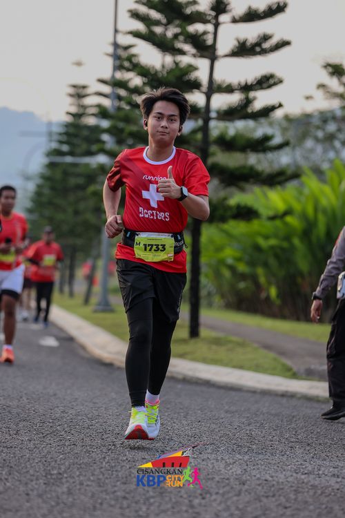 Race photo from CISANGKAN KBP CITY RUN 2025