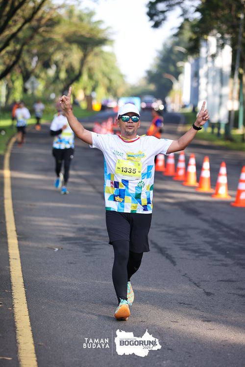 Race photo from Taman Budaya x BOGORUN 2025