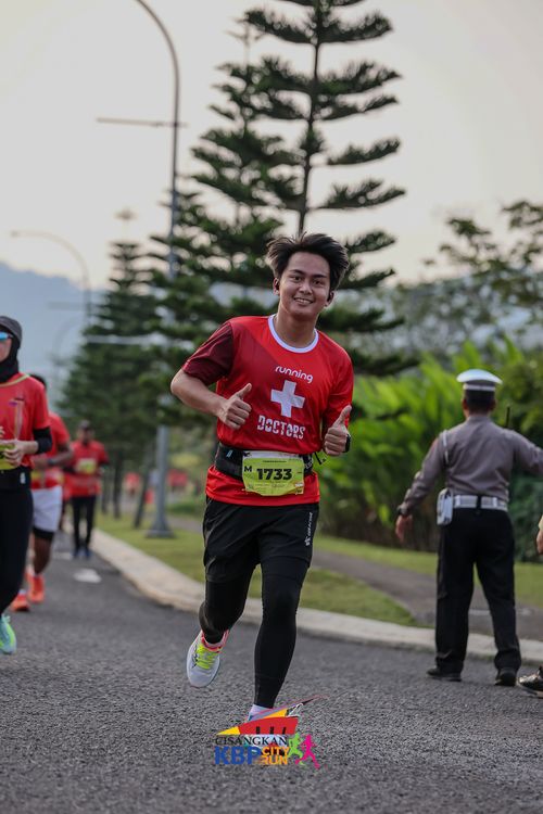 Race photo from CISANGKAN KBP CITY RUN 2025