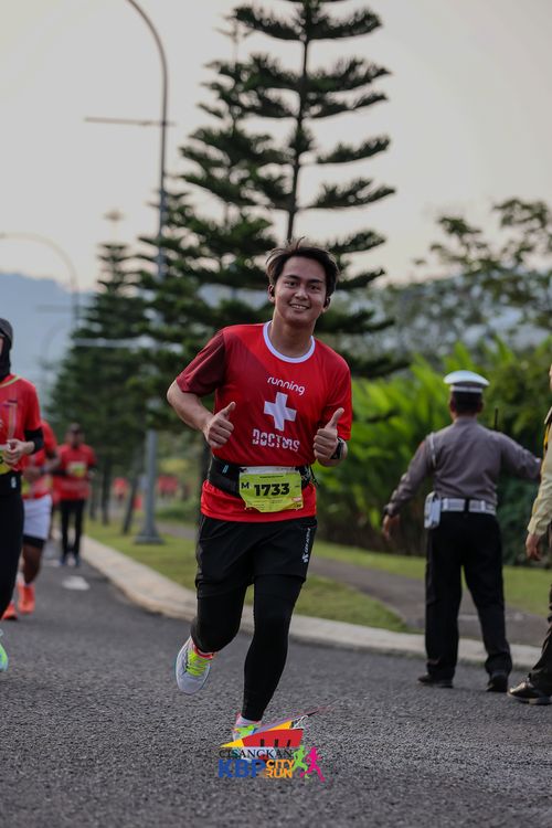 Race photo from CISANGKAN KBP CITY RUN 2025