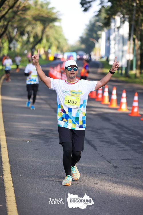 Race photo from Taman Budaya x BOGORUN 2025