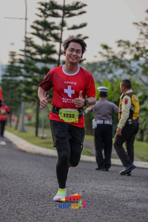 Race photo from CISANGKAN KBP CITY RUN 2025