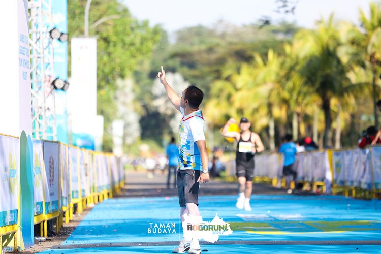 Race photo from Taman Budaya x BOGORUN 2025