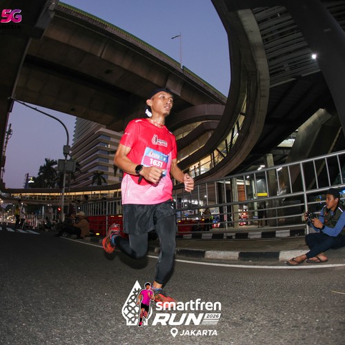 Race photo from SMARTFREN RUN 2026