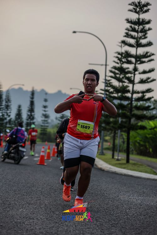 Race photo from CISANGKAN KBP CITY RUN 2025