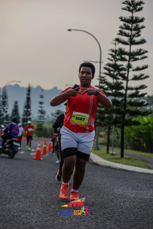 Race photo from CISANGKAN KBP CITY RUN 2025