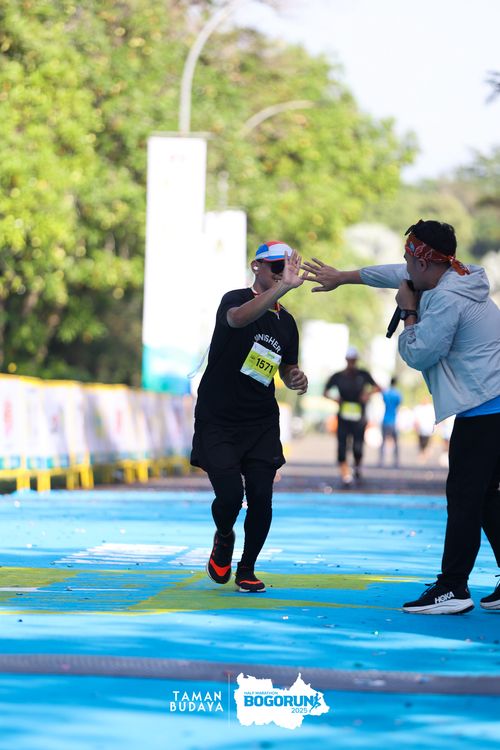 Race photo from Taman Budaya x BOGORUN 2025