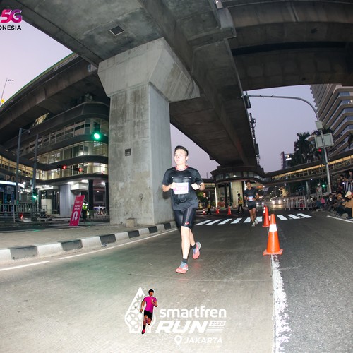 Race photo from SMARTFREN RUN 2026