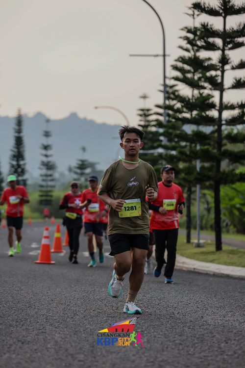 Race photo from CISANGKAN KBP CITY RUN 2025