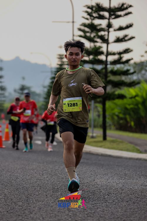 Race photo from CISANGKAN KBP CITY RUN 2025