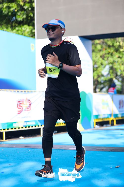 Race photo from Taman Budaya x BOGORUN 2025