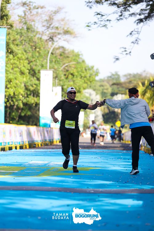 Race photo from Taman Budaya x BOGORUN 2025