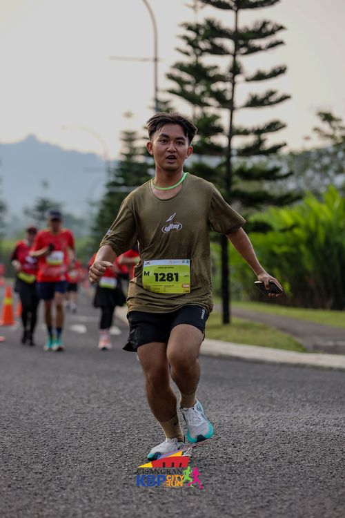 Race photo from CISANGKAN KBP CITY RUN 2025