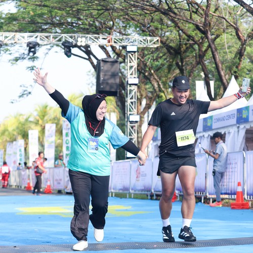 Race photo from BOGORUN 2026