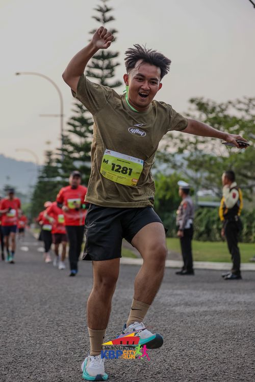 Race photo from CISANGKAN KBP CITY RUN 2025