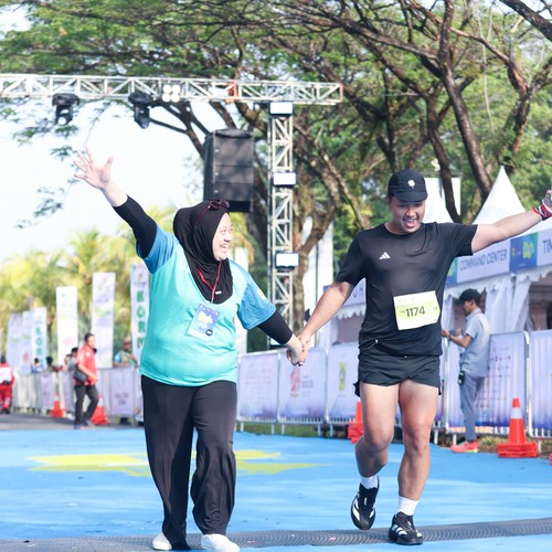 Race photo from BOGORUN 2026
