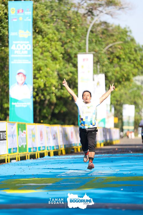 Race photo from Taman Budaya x BOGORUN 2025
