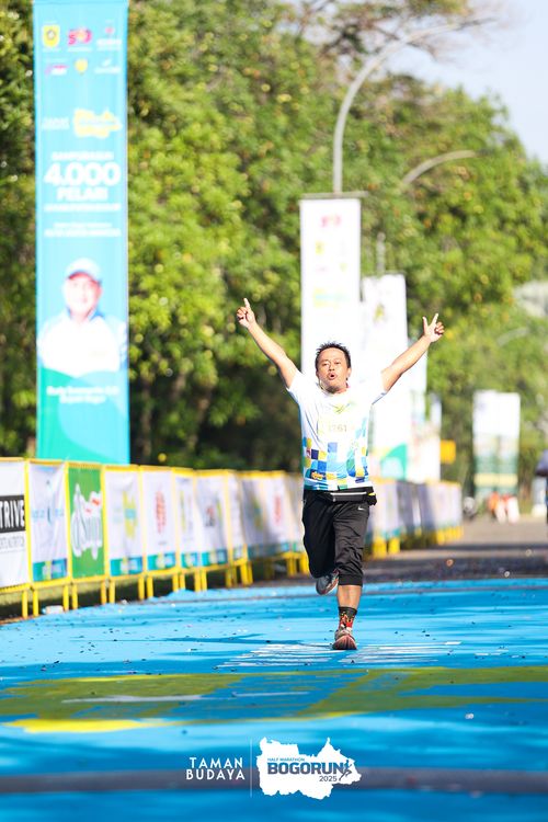 Race photo from Taman Budaya x BOGORUN 2025