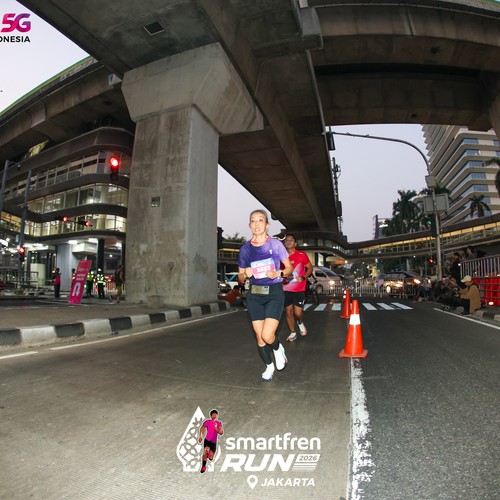 Race photo from SMARTFREN RUN 2026