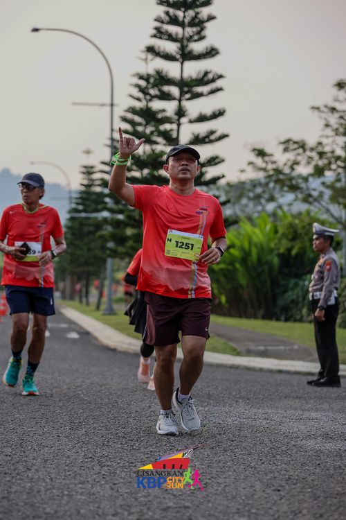 Race photo from CISANGKAN KBP CITY RUN 2025