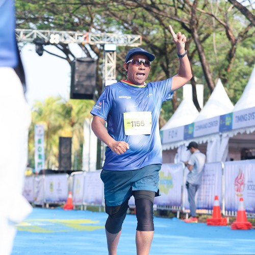 Race photo from BOGORUN 2026