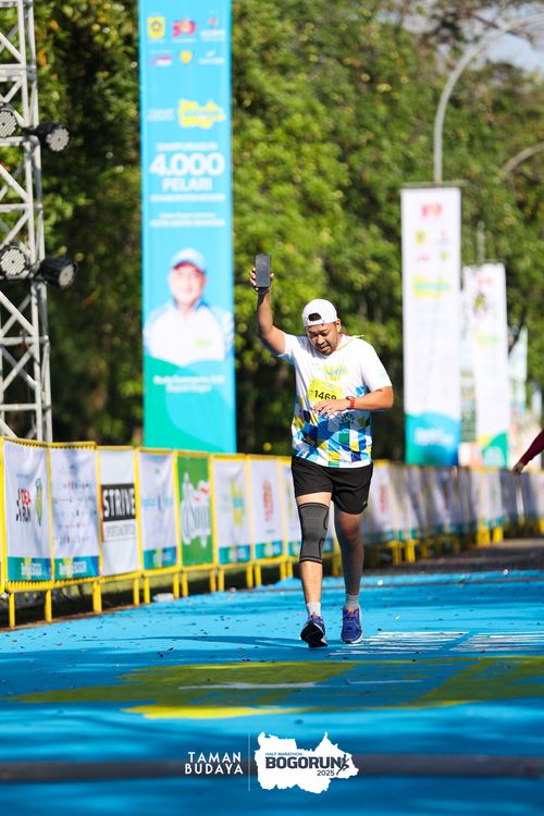 Race photo from Taman Budaya x BOGORUN 2025