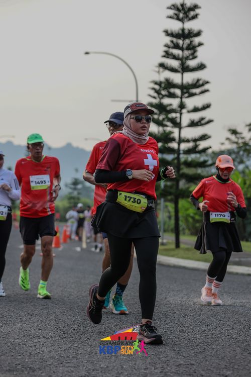 Race photo from CISANGKAN KBP CITY RUN 2025