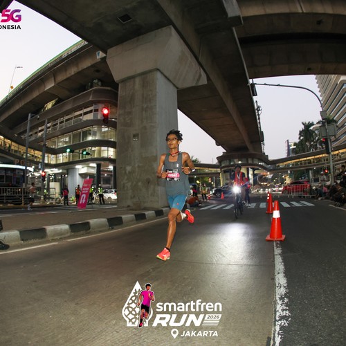 Race photo from SMARTFREN RUN 2026