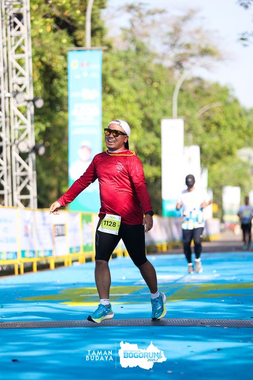 Race photo from Taman Budaya x BOGORUN 2025