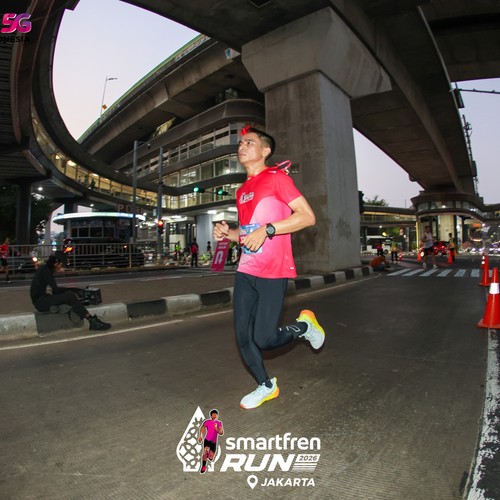 Race photo from SMARTFREN RUN 2026