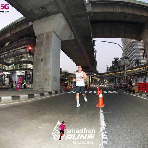 Race photo from SMARTFREN RUN 2026