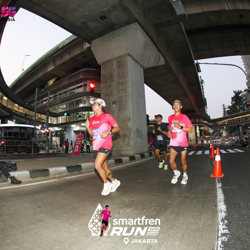 Race photo from SMARTFREN RUN 2026