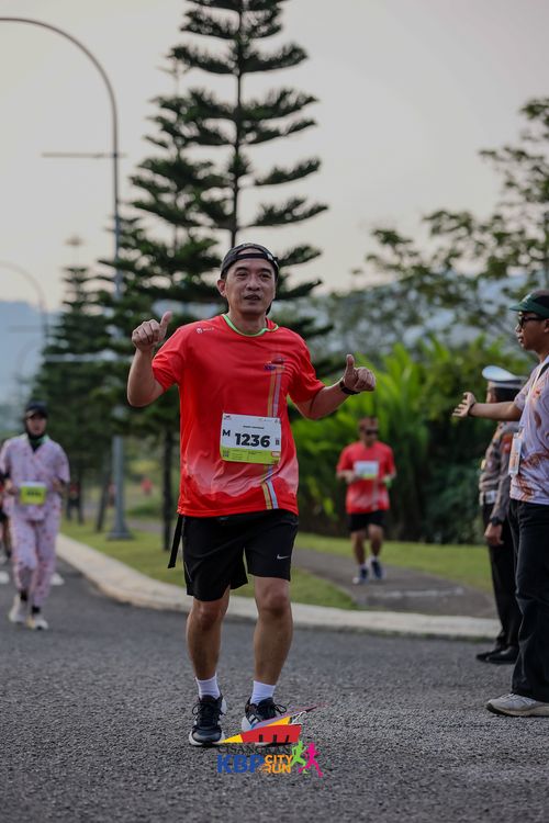 Race photo from CISANGKAN KBP CITY RUN 2025