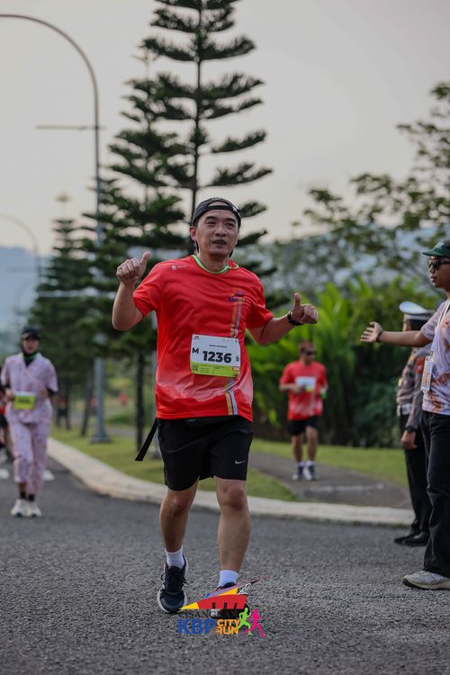 Race photo from CISANGKAN KBP CITY RUN 2025