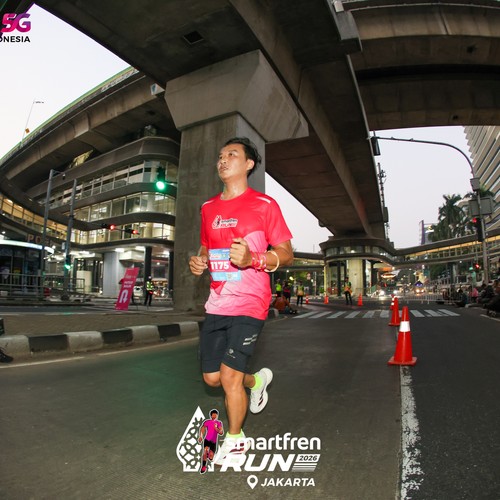 Race photo from SMARTFREN RUN 2026