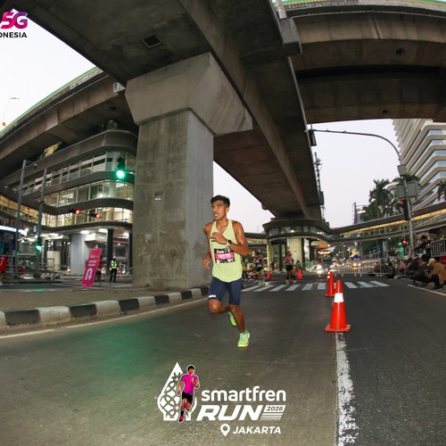 Race photo from SMARTFREN RUN 2026